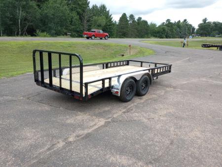 New 2027 PJ Trailers UL 83"X16' Tandem Axle Utility Trailer