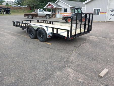 New 2027 PJ Trailers UL 83"X16' Tandem Axle Utility Trailer