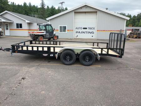 New 2027 PJ Trailers UL 83"X16' Tandem Axle Utility Trailer