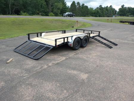 New 2027 PJ Trailers UL 83"X16' Tandem Axle Utility Trailer
