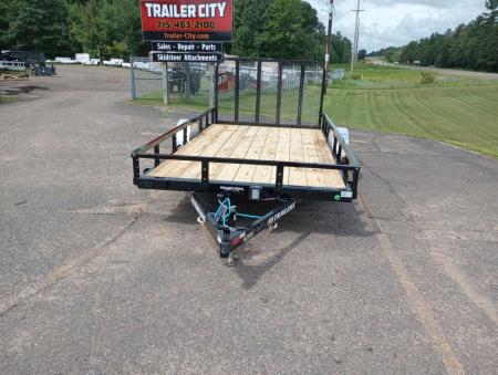 New 2027 PJ Trailers U8 83"x14' 5K Single Axle Utility Trailer