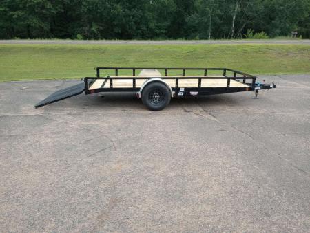 New 2027 PJ Trailers U8 83"x14' 5K Single Axle Utility Trailer