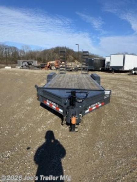 New 2026 Iron Bull 83X24 14000 GVWR Stand Up Ramps Equipment Trailer