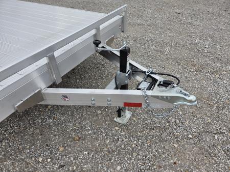 New 2026 H&H 82X22 TANDEM 10K ALUMINUM CAR HAULER W/2' DOVE SLIDEOUT RAMPS & EXTRUDED DECK