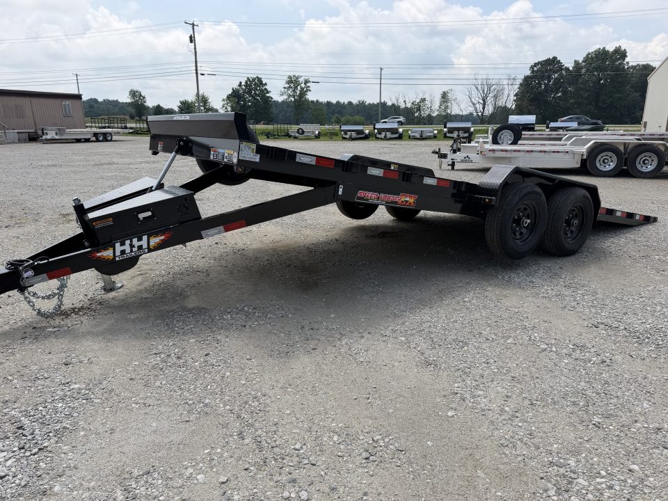 New 2026 H&H Trailers 82X20 Tilt Trailer Speed Loader 10K GVWR