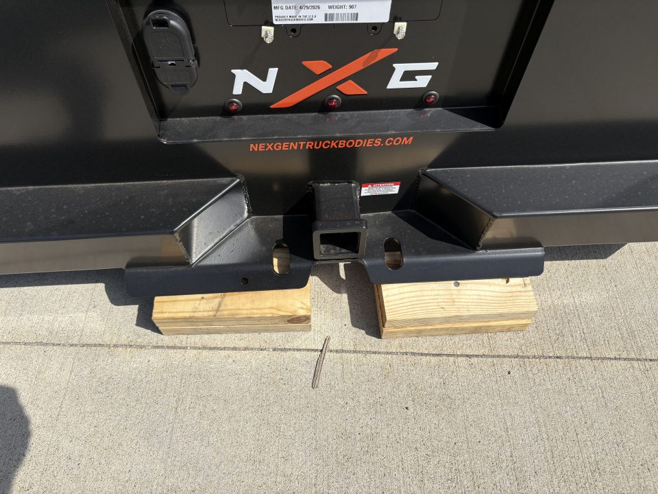 New 2027 NXG Truck Bodies XSB SKIRTED 8'6"X84"/57"CA X42" SINGLE WHEEL BED TAKE OFF Truck Bed
