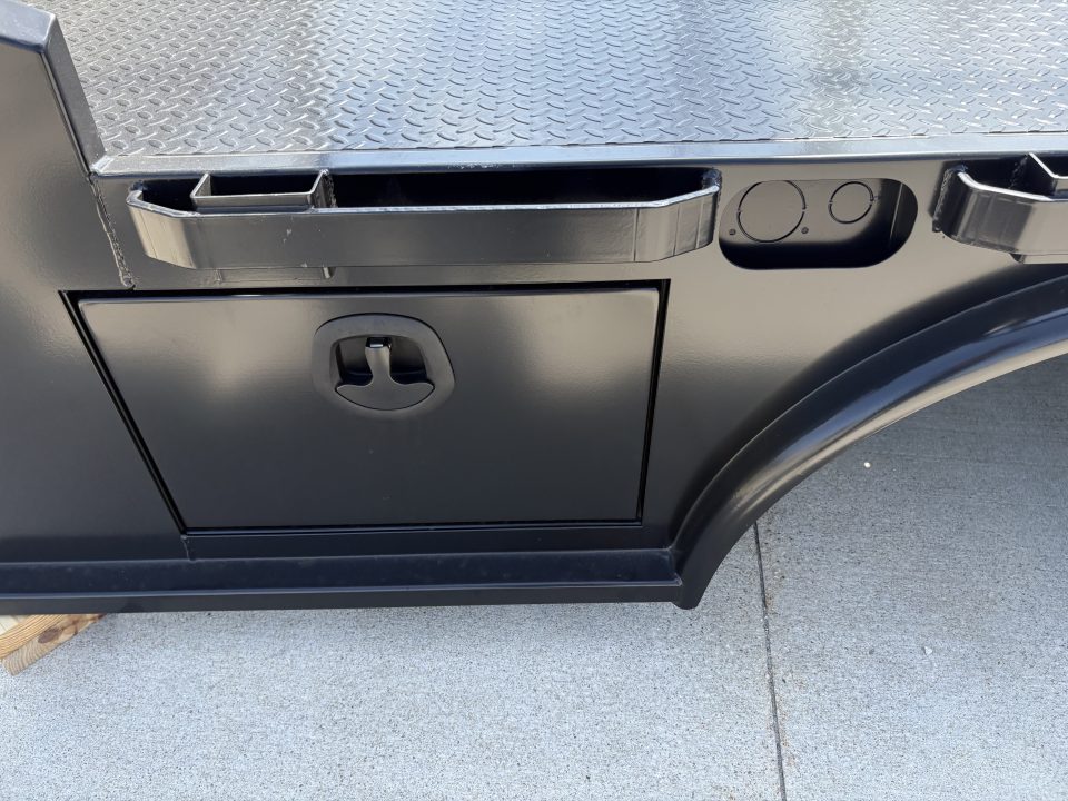 New 2027 NXG Truck Bodies XSB SKIRTED 8'6"X84"/57"CA X42" SINGLE WHEEL BED TAKE OFF Truck Bed
