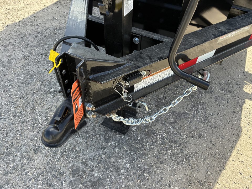 New 2026 Panther Cargo 7x16 Black Dump Trailer – Contractor Grade 14K Dump Trailer