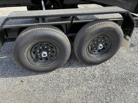 New 2026 Panther Cargo 7x16 Black Dump Trailer – Contractor Grade 14K Dump Trailer
