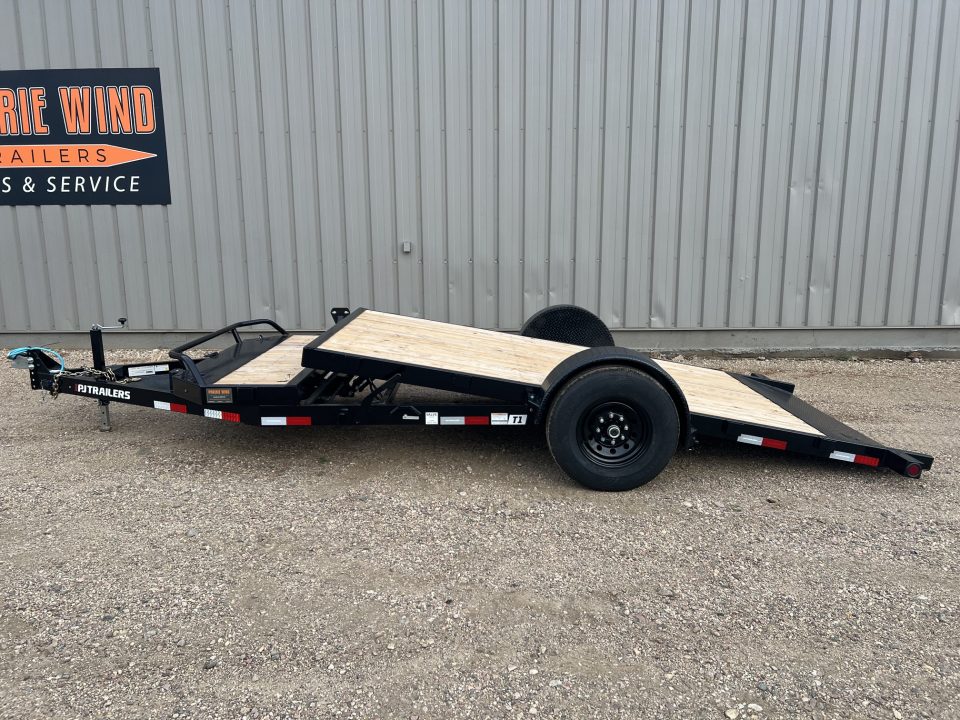 New 2027 PJ Trailers 16' T1 Tiltbed Equipment Tilt Trailer