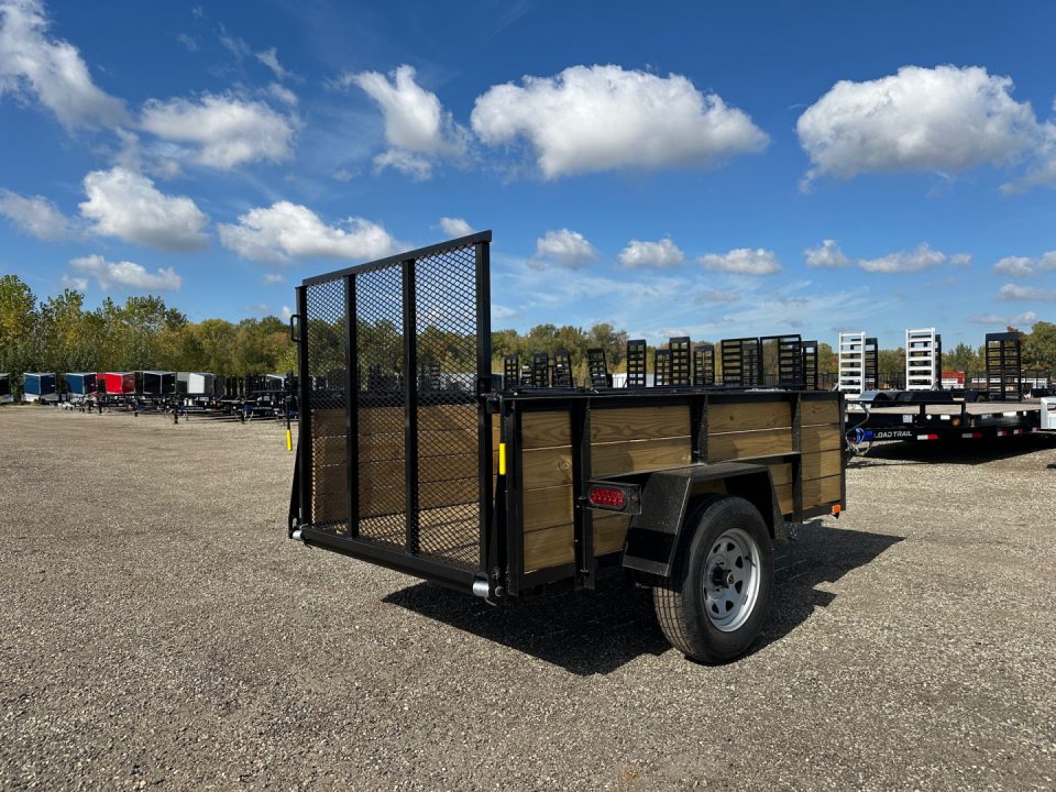 New 2026 AMO 5x8 Woodside 3K Landscape Trailer