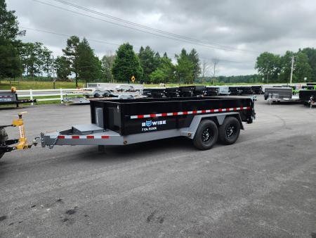 New 2027 BWISE DLP15 82x14 15K Tandem Axle Dump Trailer