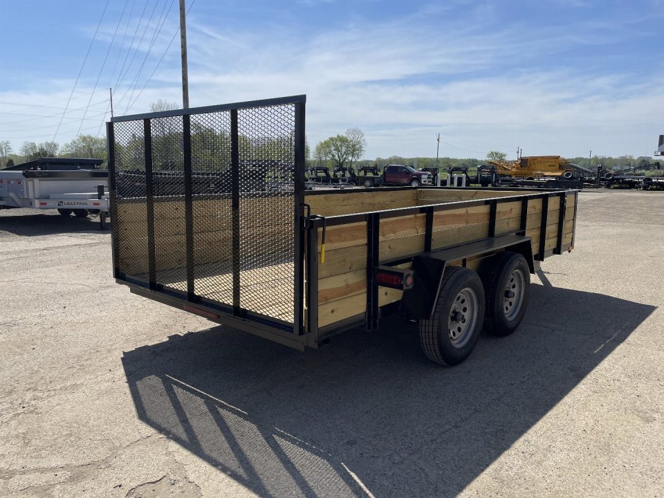 New 2026 AMO 82X14 TA2 Woodside 7k Landscape Trailer