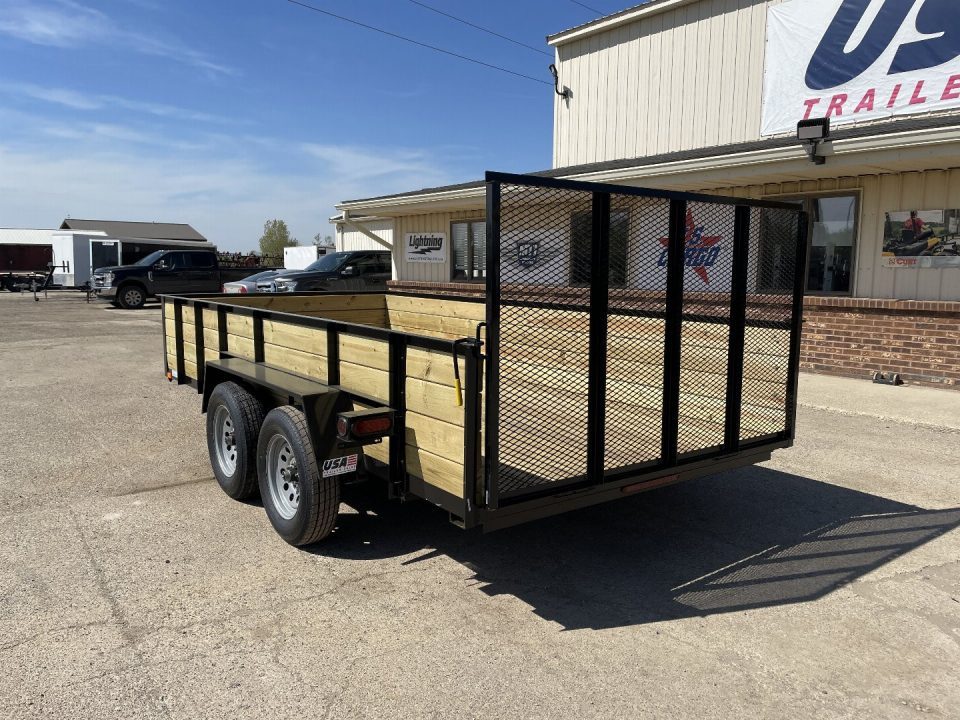 New 2026 AMO 82X14 TA2 Woodside 7k Landscape Trailer
