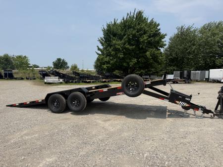 New 2026 H&H Trailers 82X22 Tilt Trailer Speed Loader 10K GVWR