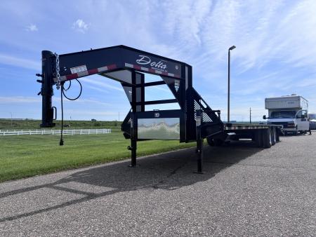 New 2026 Delta Mfg 210GN 32' x 8'6" Flatbed Trailer