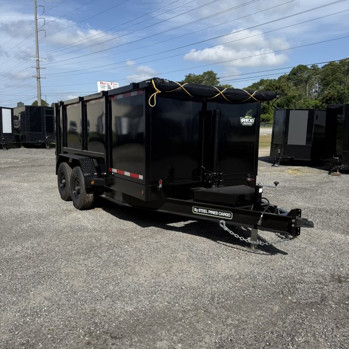 New 2026 Steel Pines Cargo 7X14 Dump Trailer