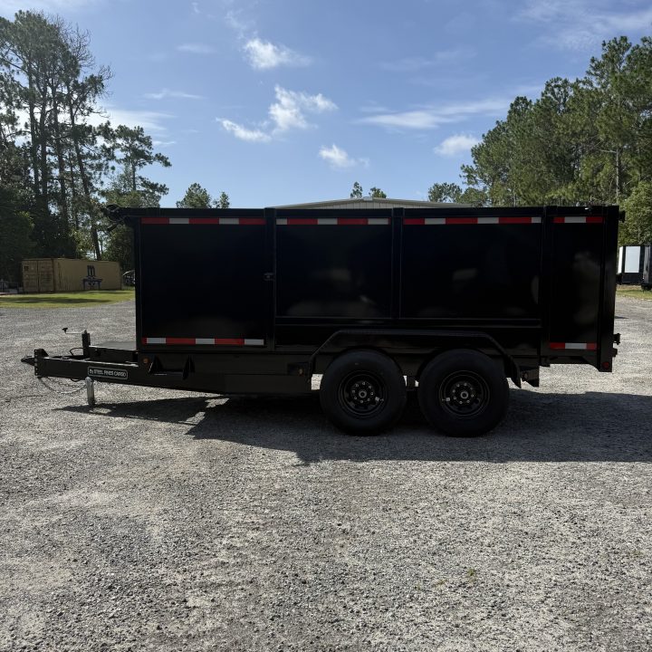 New 2026 Steel Pines Cargo 7X14 Dump Trailer