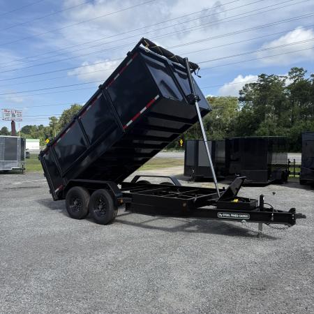 New 2026 Steel Pines Cargo 7X14 Dump Trailer