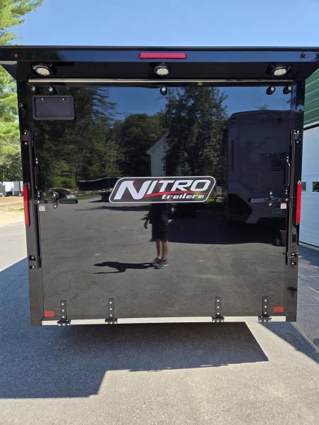 New 2027 Nitro 8.5x2 blackout aluminum trailer extra height with spoiler Cargo / Enclosed Trailer