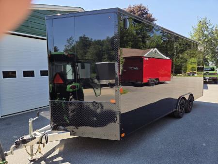 New 2027 Nitro 8.5x2 blackout aluminum trailer extra height with spoiler Cargo / Enclosed Trailer