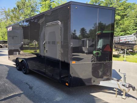 New 2027 Nitro 8.5x2 blackout aluminum trailer extra height with spoiler Cargo / Enclosed Trailer