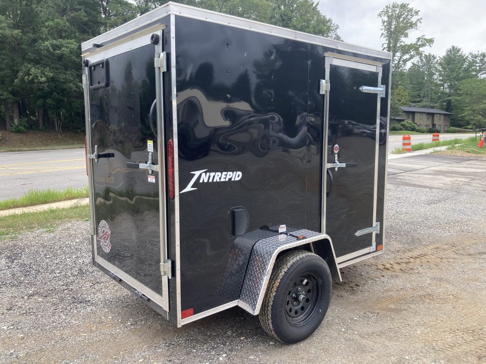 Used 2026 Homesteader Trailer 508IS Cargo / Enclosed Trailer / 32" Side Door / Ramp Rear Door / Black