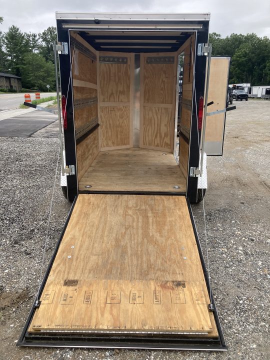 Used 2026 Homesteader Trailer 508IS Cargo / Enclosed Trailer / 32" Side Door / Ramp Rear Door / Black