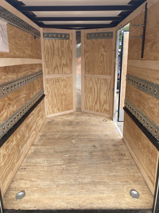Used 2026 Homesteader Trailer 508IS Cargo / Enclosed Trailer / 32" Side Door / Ramp Rear Door / Black
