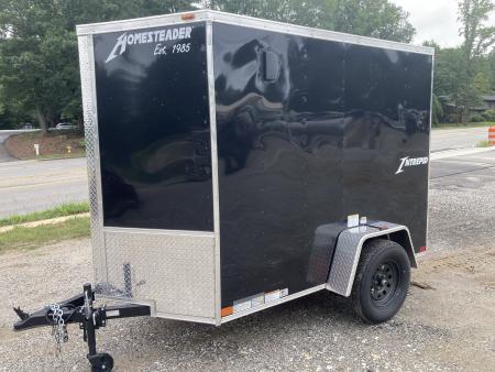 Used 2026 Homesteader Trailer 508IS Cargo / Enclosed Trailer / 32" Side Door / Ramp Rear Door / Black