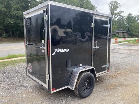 Used 2026 Homesteader Trailer 508IS Cargo / Enclosed Trailer / 32" Side Door / Ramp Rear Door / Black
