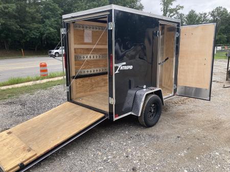 Used 2026 Homesteader Trailer 508IS Cargo / Enclosed Trailer / 32" Side Door / Ramp Rear Door / Black