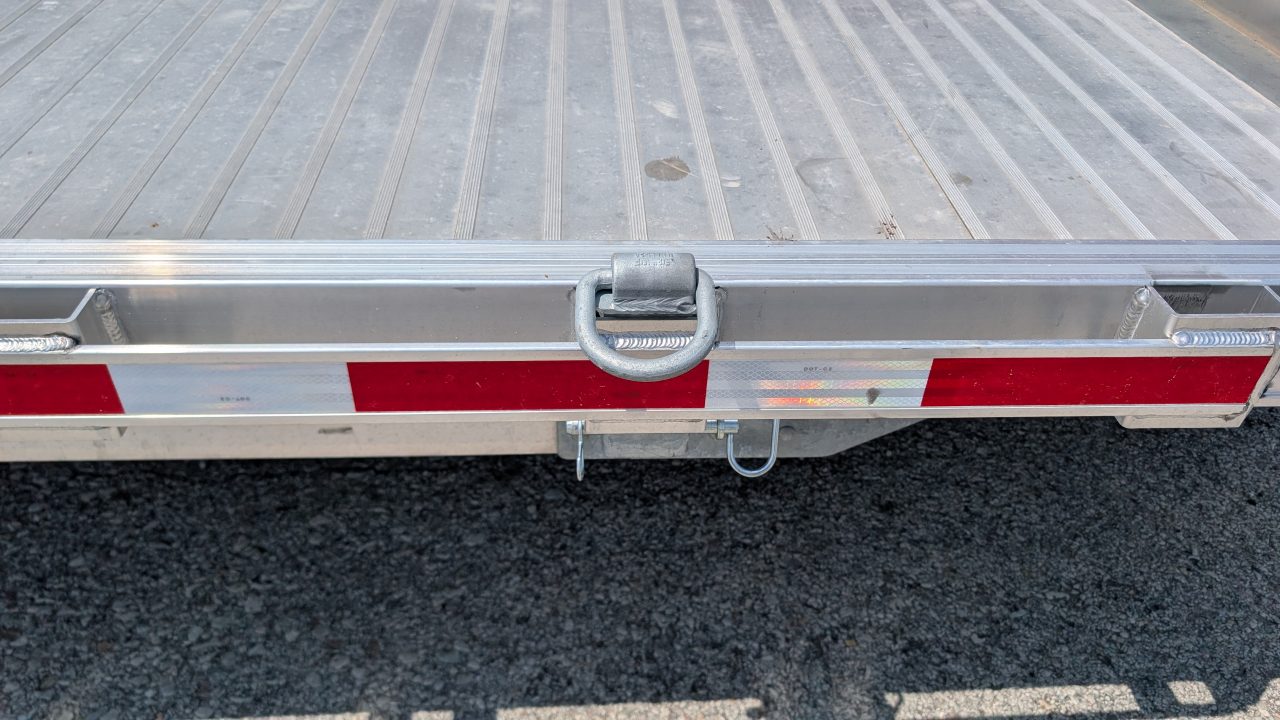 New 2025 EBY 20' ALL ALUMINUM Lo Pro Equipment Hauler w/ 6' Standup Ramps