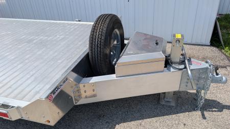 New 2025 EBY 20' ALL ALUMINUM Lo Pro Equipment Hauler w/ 6' Standup Ramps