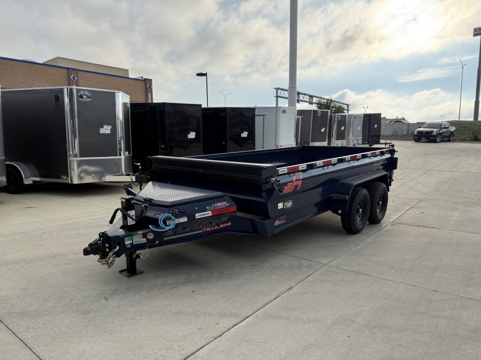 New NEW 2026 Horizon 14'X83"X24" LZ7 Dump Trailer 2-7000 lb axles = 14k