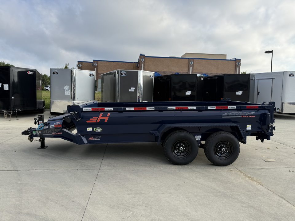 New NEW 2026 Horizon 14'X83"X24" LZ7 Dump Trailer 2-7000 lb axles = 14k