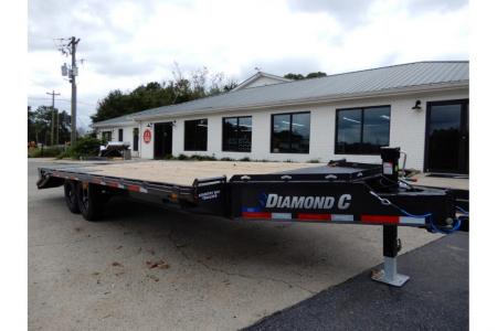 New 2026 Diamond C 8.5x24' Equipment, Deckover w/Dove & Ramps DEC207