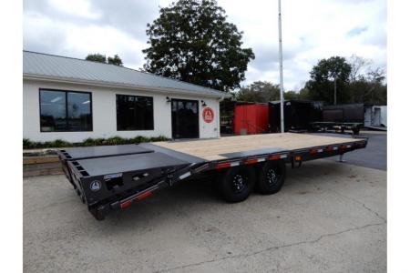 New 2026 Diamond C 8.5x24' Equipment, Deckover w/Dove & Ramps DEC207