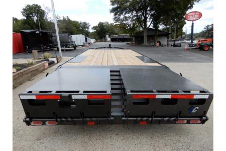 New 2026 Diamond C 8.5x24' Equipment, Deckover w/Dove & Ramps DEC207