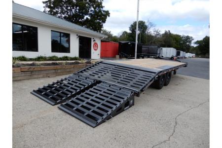 New 2026 Diamond C 8.5x24' Equipment, Deckover w/Dove & Ramps DEC207