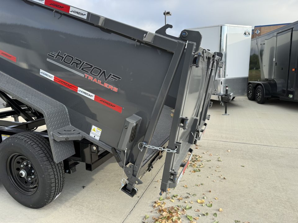 New NEW 2026 Horizon Gooseneck LZ7 14’ x 83” X 42” Dump Trailer 2-7000 lb axles = 14K