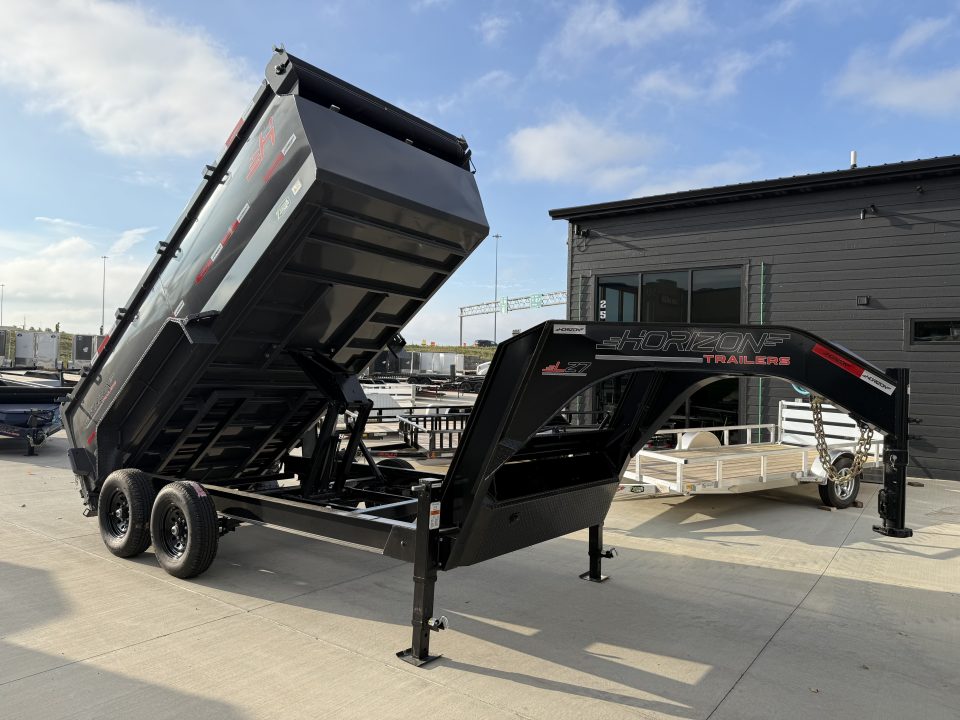 New NEW 2026 Horizon Gooseneck LZ7 14’ x 83” X 42” Dump Trailer 2-7000 lb axles = 14K