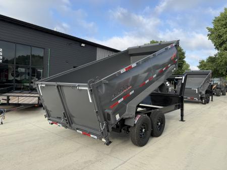 New NEW 2026 Horizon Gooseneck LZ7 14’ x 83” X 42” Dump Trailer 2-7000 lb axles = 14K