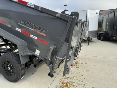 New NEW 2026 Horizon Gooseneck LZ7 14’ x 83” X 42” Dump Trailer 2-7000 lb axles = 14K