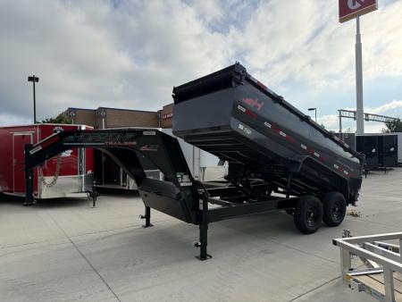 New NEW 2026 Horizon Gooseneck LZ7 14’ x 83” X 42” Dump Trailer 2-7000 lb axles = 14K