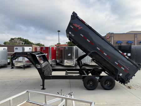 New NEW 2026 Horizon Gooseneck LZ7 14’ x 83” X 42” Dump Trailer 2-7000 lb axles = 14K