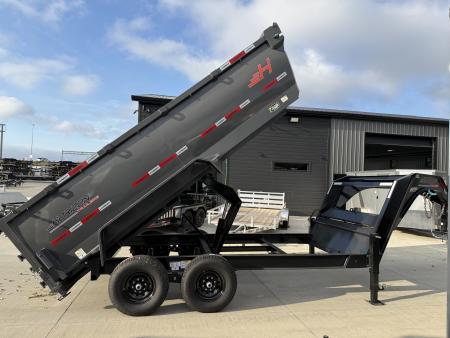 New NEW 2026 Horizon Gooseneck LZ7 14’ x 83” X 42” Dump Trailer 2-7000 lb axles = 14K