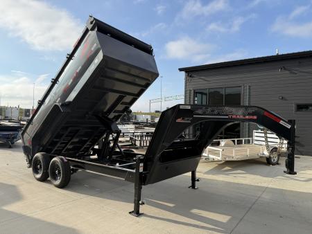New NEW 2026 Horizon Gooseneck LZ7 14’ x 83” X 42” Dump Trailer 2-7000 lb axles = 14K