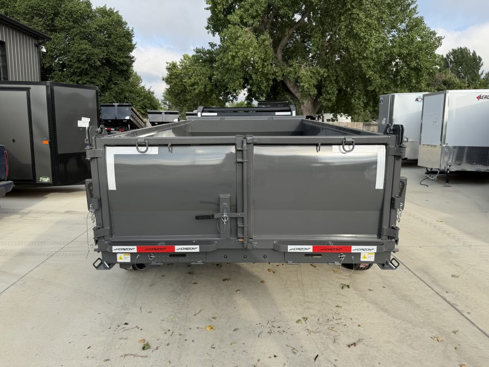 New NEW 2026 Horizon Gooseneck LZ7 14’ x 83” X 30” Dump Trailer 2-7000 lb axles = 14K