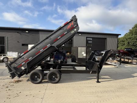 New NEW 2026 Horizon Gooseneck LZ7 14’ x 83” X 30” Dump Trailer 2-7000 lb axles = 14K